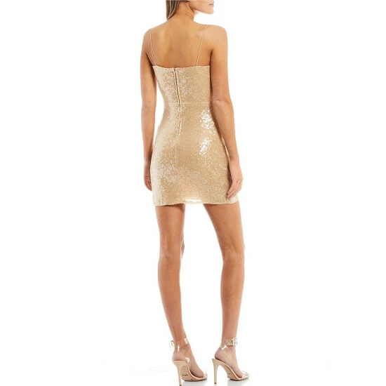 Flash Sale β¨ B. Darlin Strapless Croset Bodice Tulip-Hem Sequin Sheath π Dress Nude/nude π 4 Flash Sale β¨ B. Darlin Strapless Croset Bodice Tulip-Hem Sequin Sheath π Dress Nude/nude π - Image 2