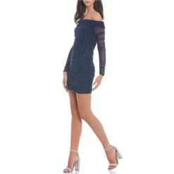 Best Pirce π B. Darlin Off-The-Shoulder Long-Sleeve Ruched Dew Drop Chiffon Bodycon π Dress Navy π 7 Best Pirce π B. Darlin Off-The-Shoulder Long-Sleeve Ruched Dew Drop Chiffon Bodycon π Dress Navy π -B. Darlin shop unnamed file 1337