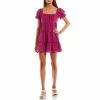 Outlet ⭐ B. Darlin Puff Short-Sleeve Square-Neck Tiered Texture Knit Babydoll 👗 Dress Magenta 😀 1 Outlet ⭐ B. Darlin Puff Short-Sleeve Square-Neck Tiered Texture Knit Babydoll 👗 Dress Magenta 😀 -B. Darlin shop unnamed file 1341
