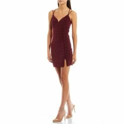 Best Sale โ๏ธ B. Darlin V-Neck Sleeveless Spaghetti Strap X-Back Rhinestone Clip-Dot Mesh Shift ๐ Dress Wine ๐ 7 Best Sale โ๏ธ B. Darlin V-Neck Sleeveless Spaghetti Strap X-Back Rhinestone Clip-Dot Mesh Shift ๐ Dress Wine ๐ -B. Darlin shop unnamed file 1345