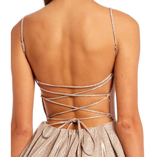 Top 10 ๐ B. Darlin Sherri Shine V-Neck Fit-And-Flare Party ๐ Dress Rose โจ 7 Top 10 ๐ B. Darlin Sherri Shine V-Neck Fit-And-Flare Party ๐ Dress Rose โจ - Image 5