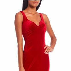Best reviews of 🎁 B. Darlin Sleeveless Sweetheart-Neck Velvet Sheath 👗 Dress Red 🎁 -B. Darlin shop unnamed file 295