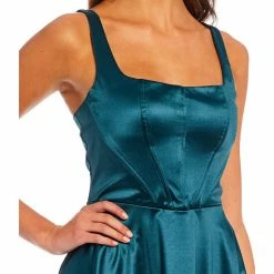 Cheap ๐ B. Darlin Satin Corset Bodice Party ๐ Dress Teal โ 9 Cheap ๐ B. Darlin Satin Corset Bodice Party ๐ Dress Teal โ -B. Darlin shop unnamed file 342