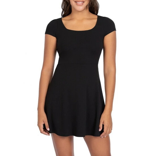 Cheap βοΈ B. Darlin Cap Sleeve Scoop-Neck A-Line π Dress Black π 3 Cheap βοΈ B. Darlin Cap Sleeve Scoop-Neck A-Line π Dress Black π