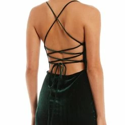 Brand new ✨ B. Darlin Velvet Cowl Neck Round Slit 👗 Dress Hunter 🌟 -B. Darlin shop unnamed file 541