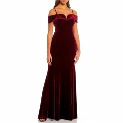 Best Sale π€© B. Darlin Velvet Mermaid Long π Dress Burgundy π― 7 Best Sale π€© B. Darlin Velvet Mermaid Long π Dress Burgundy π― -B. Darlin shop unnamed file 563