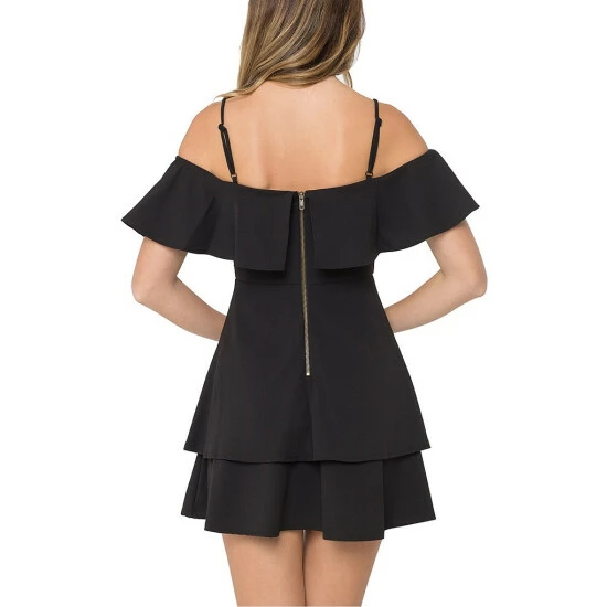 Best Pirce โ B. Darlin Off-The-Shoulder Pop-Over Double Hem Skater ๐ Dress Black ๐คฉ 7 Best Pirce โ B. Darlin Off-The-Shoulder Pop-Over Double Hem Skater ๐ Dress Black ๐คฉ - Image 5