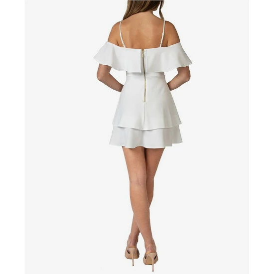 Best Pirce โ B. Darlin Off-The-Shoulder Pop-Over Double Hem Skater ๐ Dress Black ๐คฉ 9 Best Pirce โ B. Darlin Off-The-Shoulder Pop-Over Double Hem Skater ๐ Dress Black ๐คฉ - Image 7