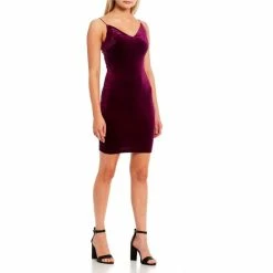 Best deal 💯 B. Darlin Velvet Bungee Strap Slip 👗 Dress Plum 👍 8 Best deal 💯 B. Darlin Velvet Bungee Strap Slip 👗 Dress Plum 👍 -B. Darlin shop unnamed file 670