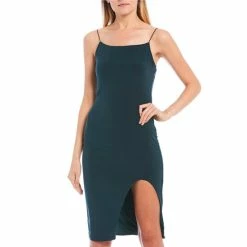 Coupon 😍 B. Darlin Spaghetti Strap Rounded Slit Hem Knee Length 👗 Dress Black 😀 16 Coupon 😍 B. Darlin Spaghetti Strap Rounded Slit Hem Knee Length 👗 Dress Black 😀 -B. Darlin shop unnamed file 727